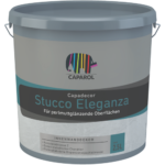 Декоративна шпаклівка інтер’єрна акрилатна сяюча Caparol “Stucco Eleganza”Срібло, 2,5 л.